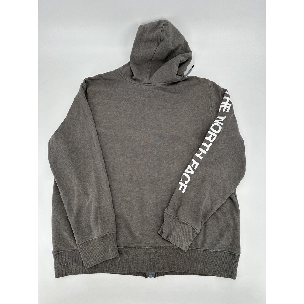 The‎ North Face Sweatshirt Gray Hooded Full Zip Sweater Men's Size XL - Picture 5 of 5